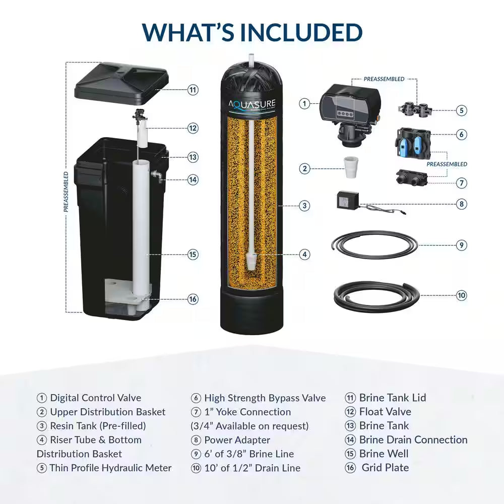 Harmony Series 32,000 Grain Digital Metered Water Softener