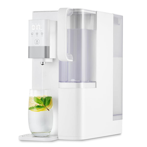 Reverse Osmosis Water Filter Countertop, 5-Stage RO Water Filtration System, Portable Water Purifier Dispenser with 3 Preset Volume Options, 4:1 Pure to Drain, NSF/ANSI 58, No Installation