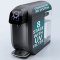 Reverse Osmosis Water Filter System Built for Countertop Use, 8-Stage Filtration, UV Treatment, Touch Display