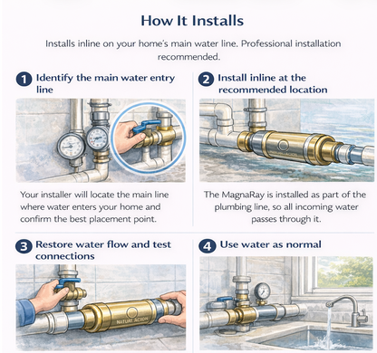 MagnaRay Advanced Whole-Home Water Structuring System