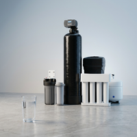 Whole House Filtration with 64,000 Grain Water Softener, Reverse Osmosis System and Sediment-Gac Pre-Filter — Studio Shot