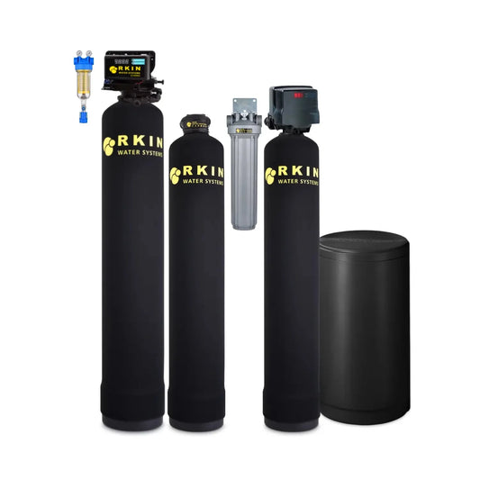 Advanced Water Softener and Well Water Filter Combo