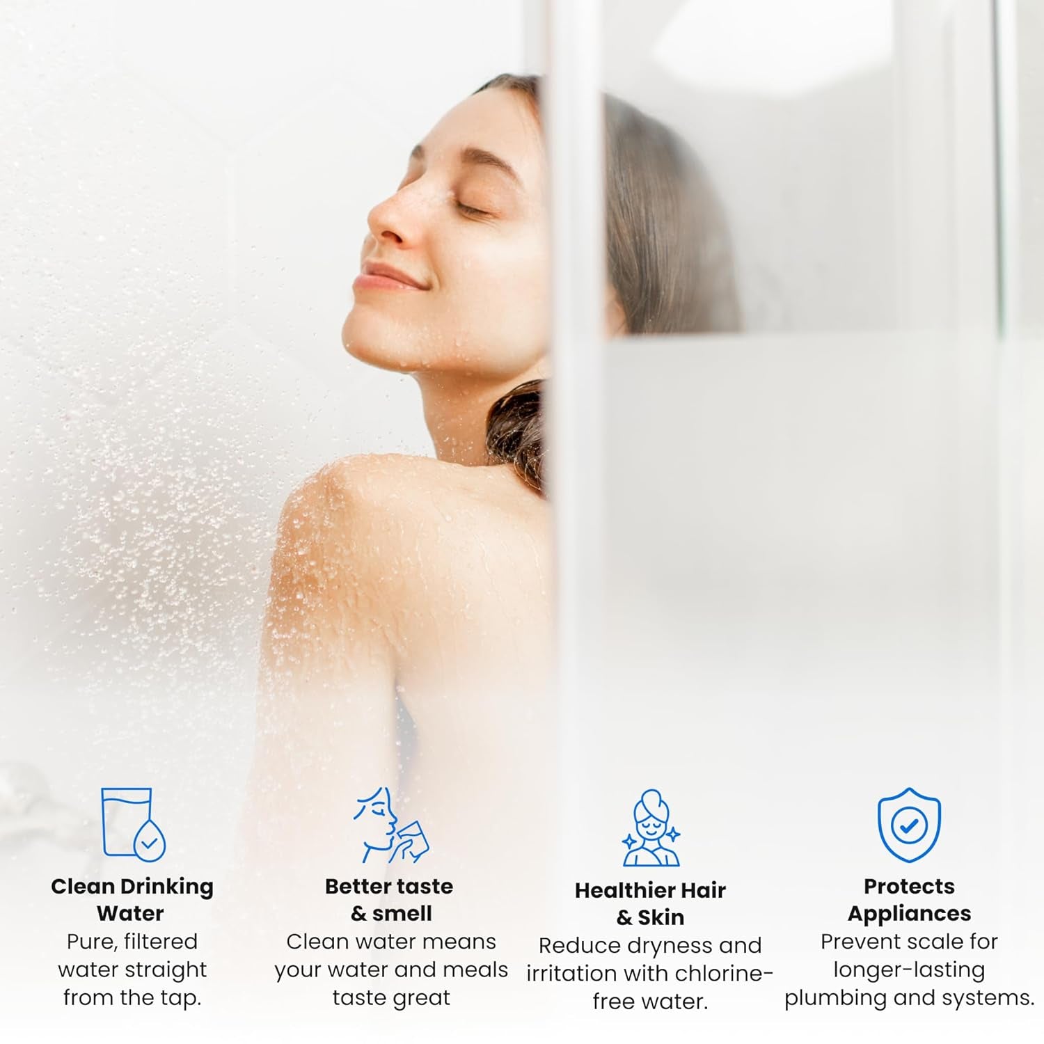 E-3000 Whole House Salt-Free Water Softener & Filter for City Water