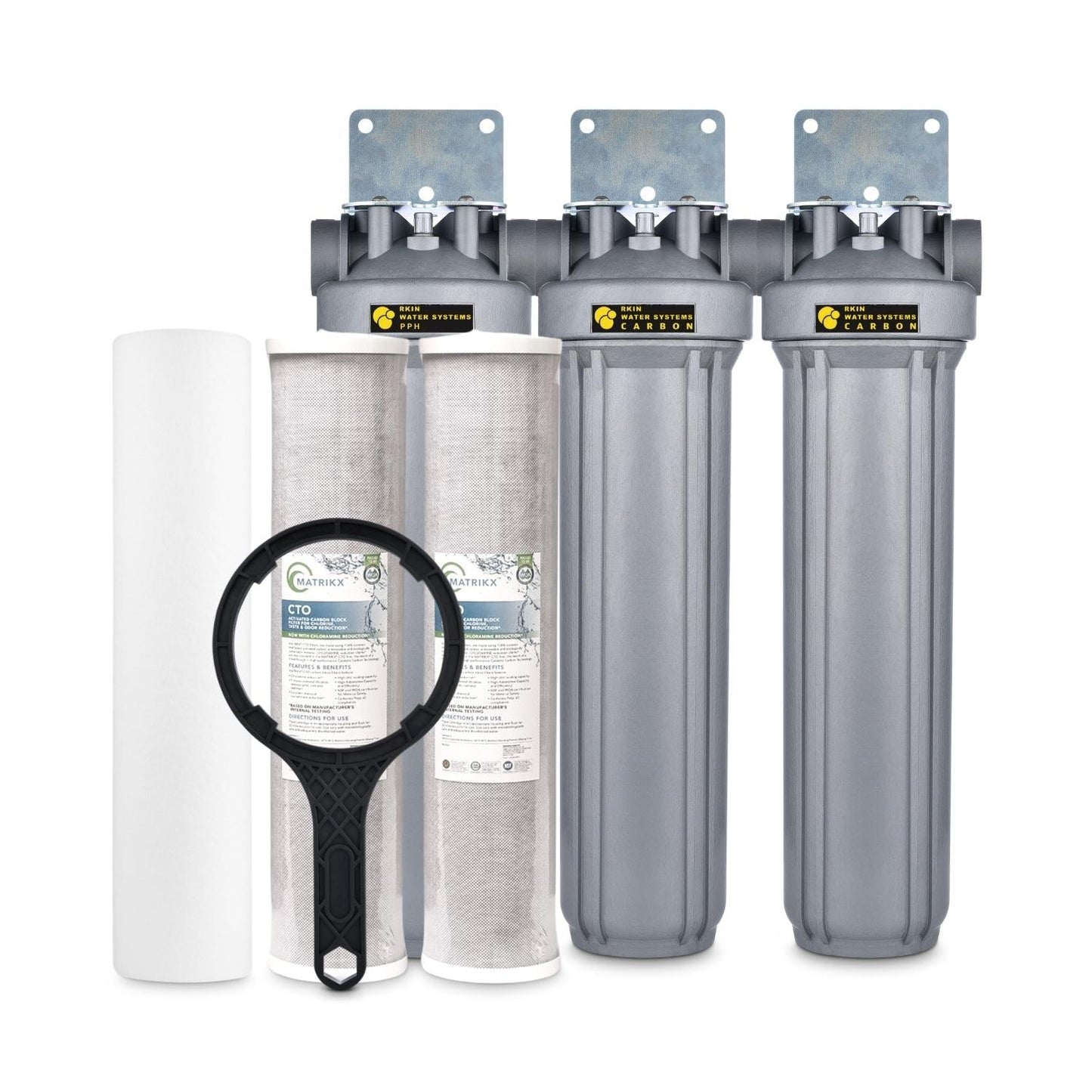 CBS PPH Salt-Free Anti-Scale System with Dual Carbon Filtration
