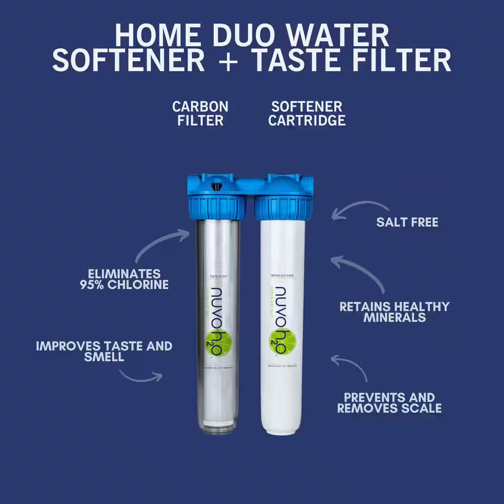 Home Duo Water Softener Taste Filter System