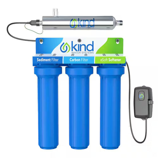Water Systems Whole House Salt-Free Water Softener and Filter Combo with UV