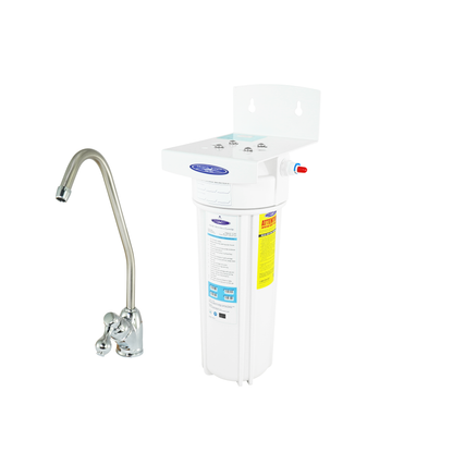 Fluoride Removal + SMART Single Under Sink Water Filter System