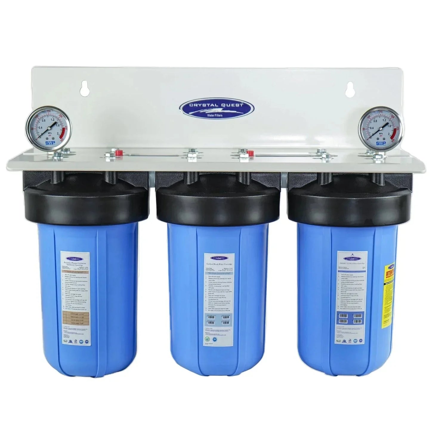 Compact Whole House Water Filter | Metal Removal (2-4 GPM | 1-2 people)