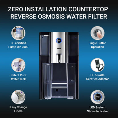 Zero Installation Purifier Countertop Reverse Osmosis Water Filter